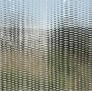 tatami fabric pattern fused glass