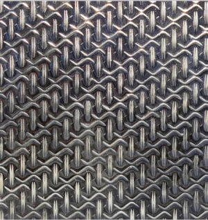 kiln fused fabric niddle woven pattern glass