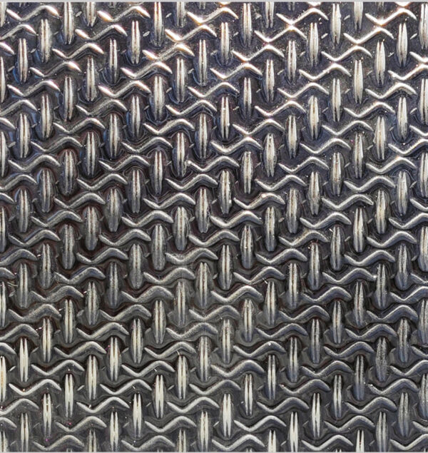 kiln fused fabric niddle woven pattern glass